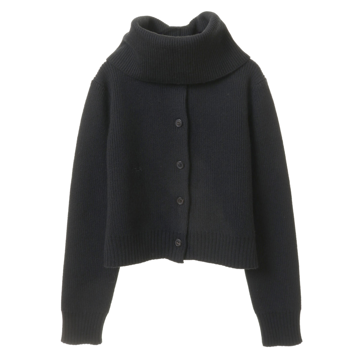 SHORT CARDIGAN - BLACK | ESLOW ONLINE STORE