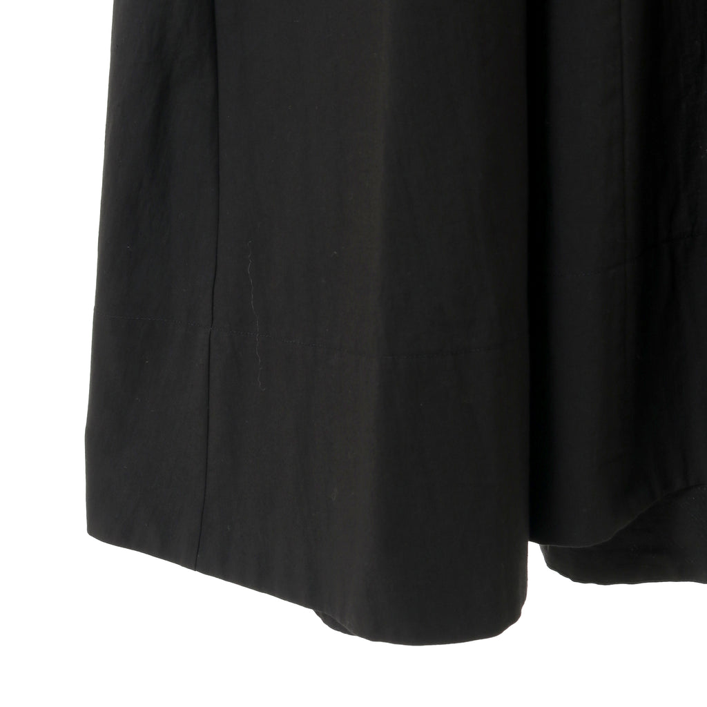 24AW CURVE SLEEVE DRESS - BLACK