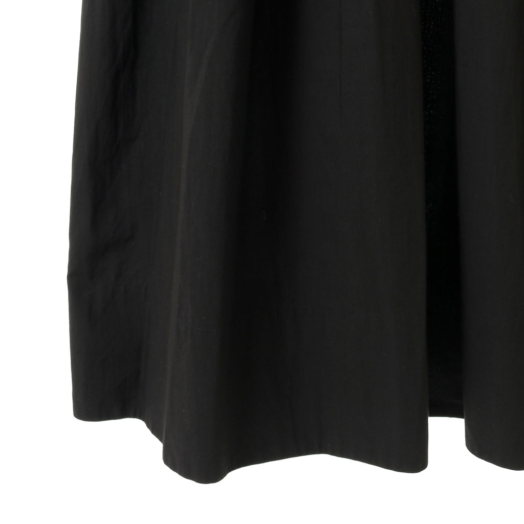 24AW GATHERED DRESS - BLACK