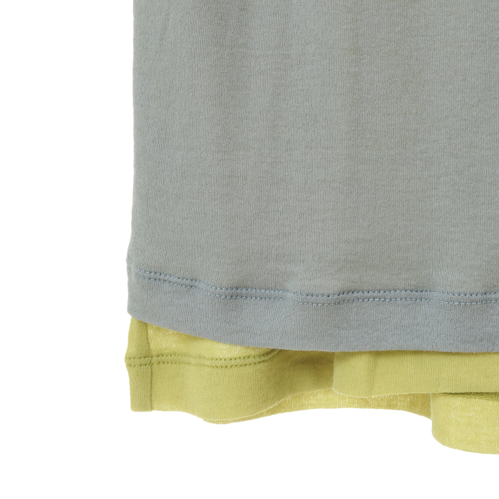 24SS LAYERED TOP - YELLOW x MINT